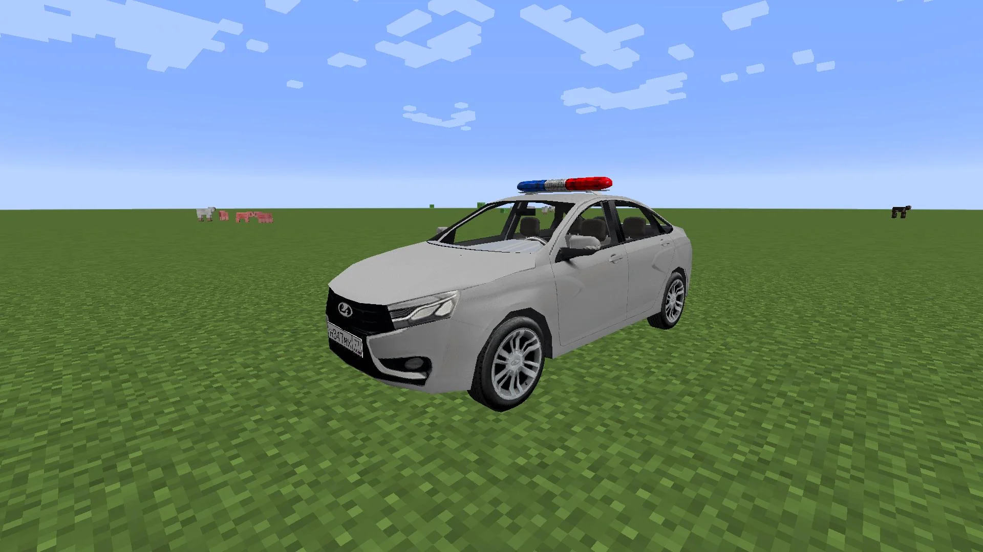 Веста для мода на Русский Автопром для Майнкрафт на ПК